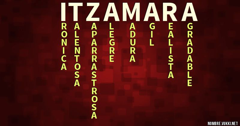 Acróstico itzamara