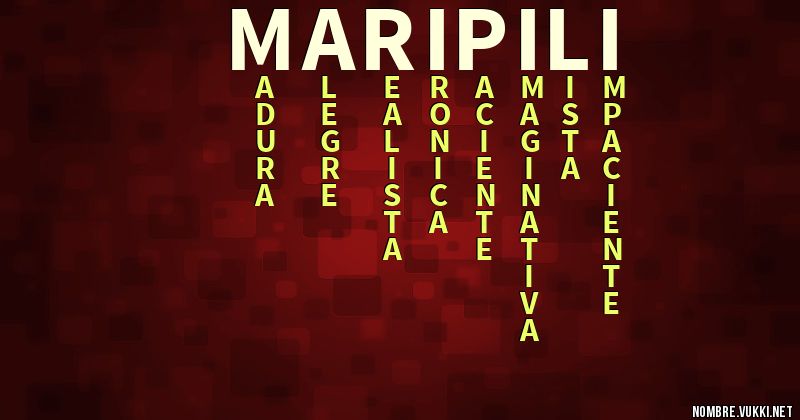 Acróstico maripili