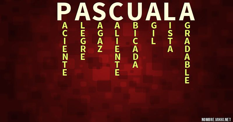 Acróstico pascuala