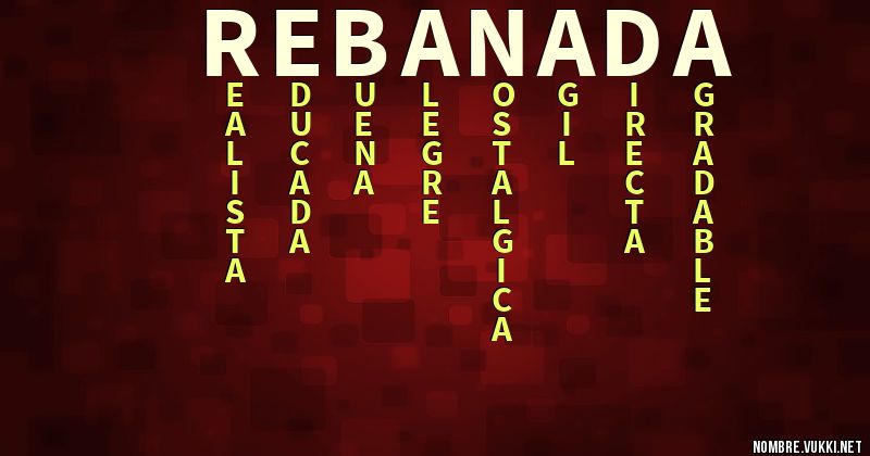 Acróstico rebanada