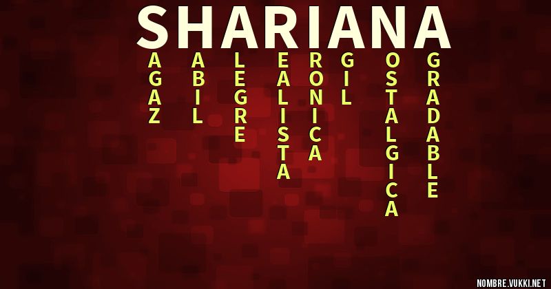 Acróstico shariana