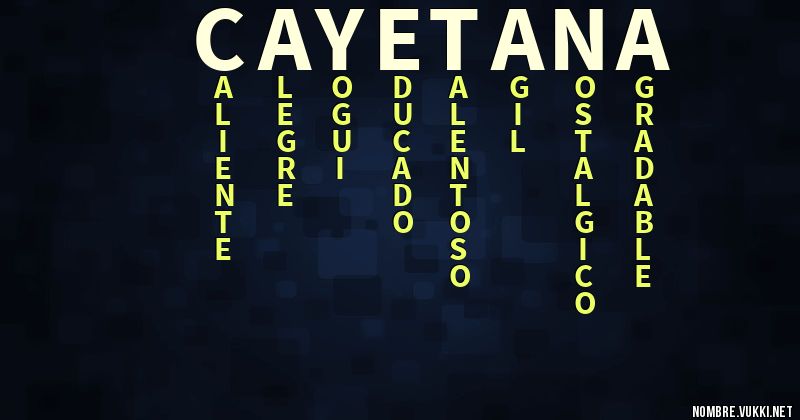 Acróstico cayetana
