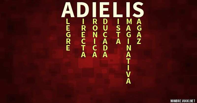 Acróstico adielis