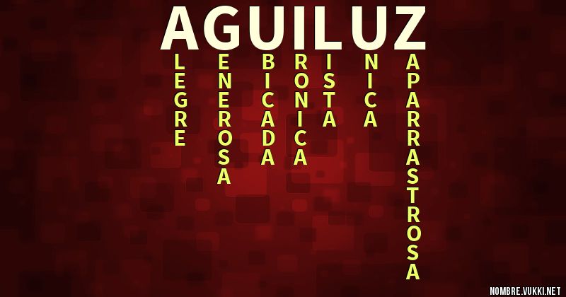Acróstico aguiluz