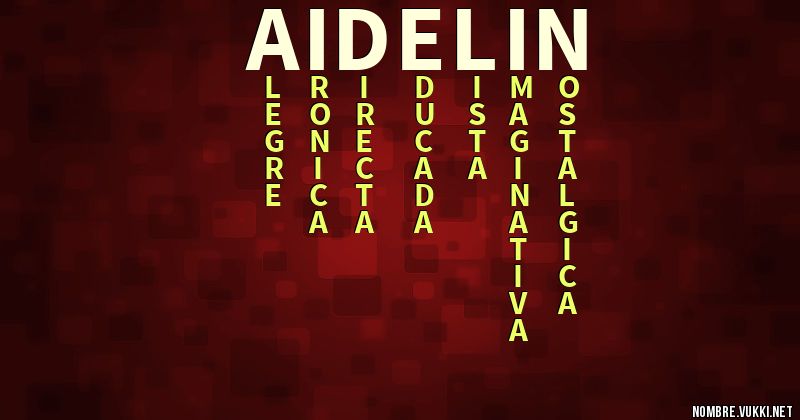 Acróstico aidelin