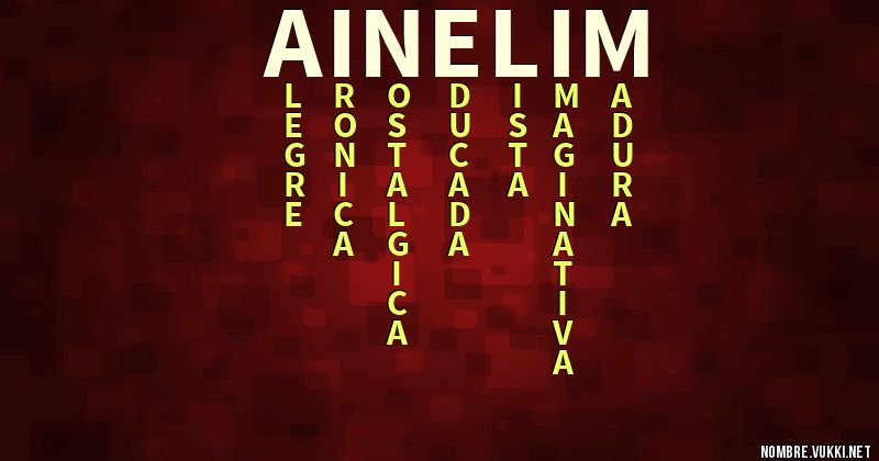 Acróstico ainelim