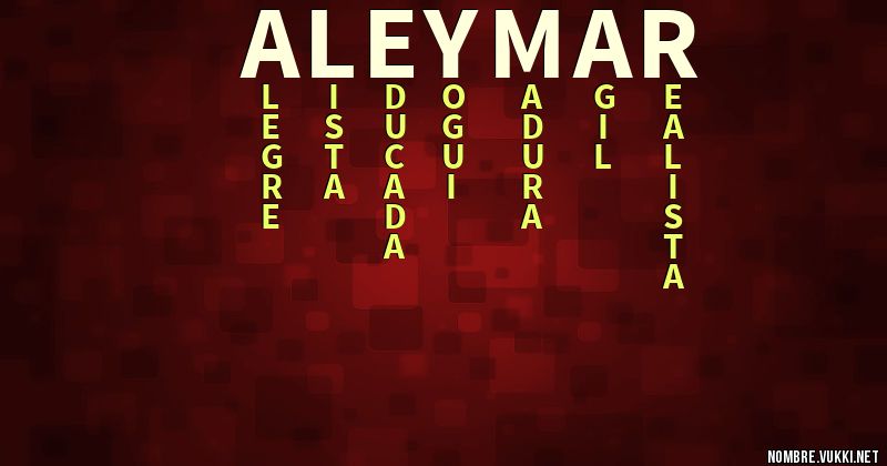 Acróstico aleymar