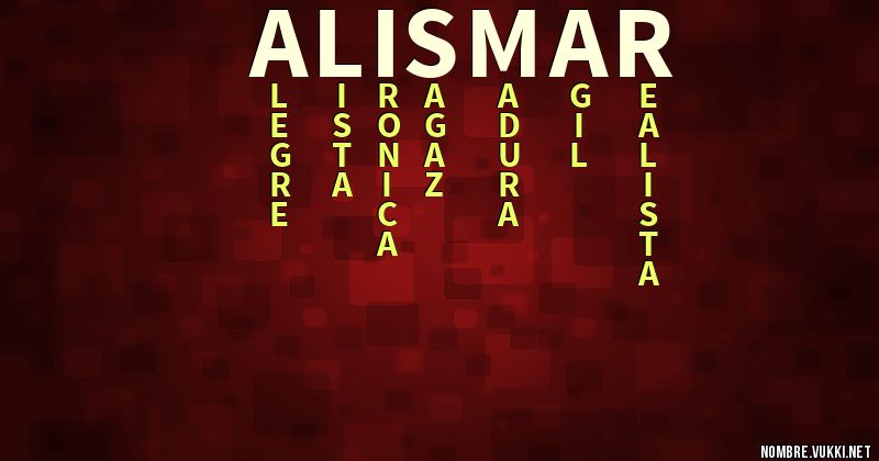 Acróstico alismar
