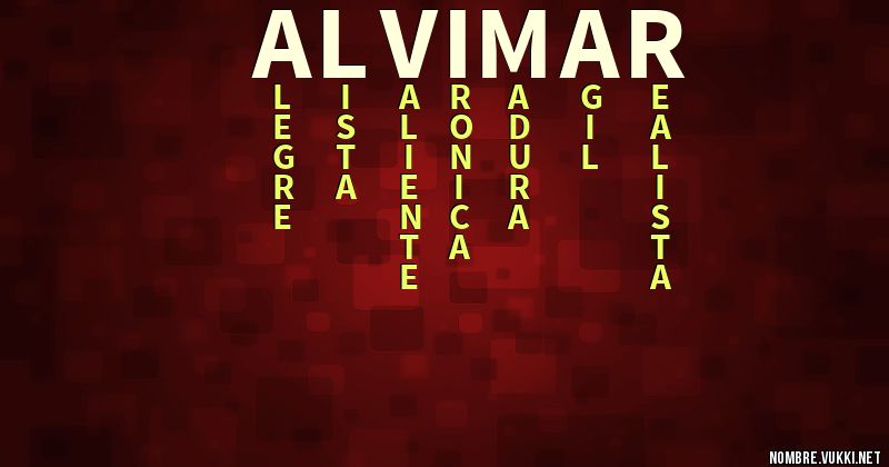Acróstico alvimar