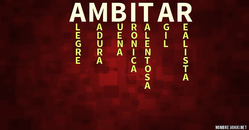 Acróstico ambitar