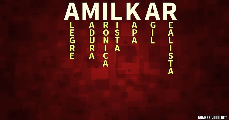 Qué significa amilkar