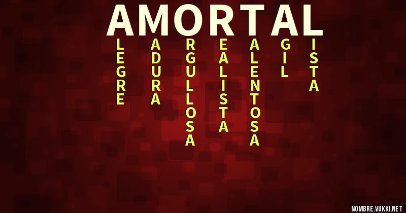 Acróstico amortal