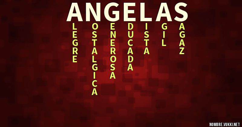 Acróstico angelas