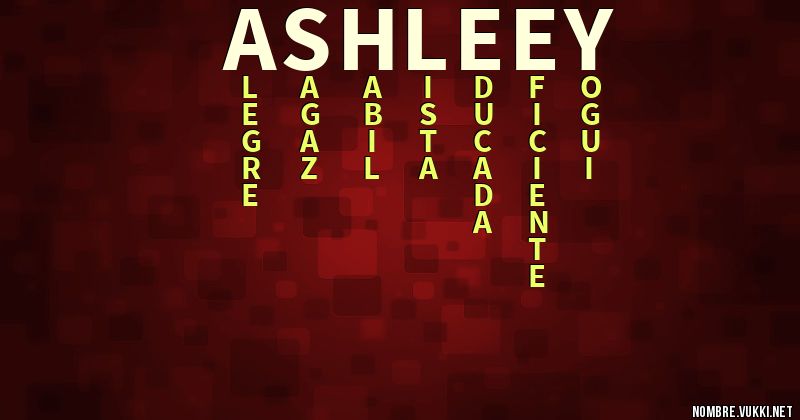 Acróstico ashleey
