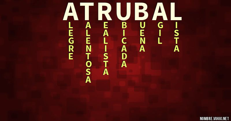 Acróstico atrubal