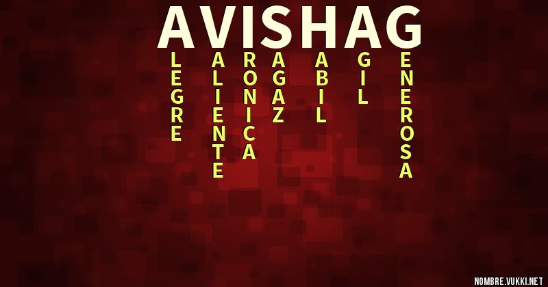 Acróstico avishag