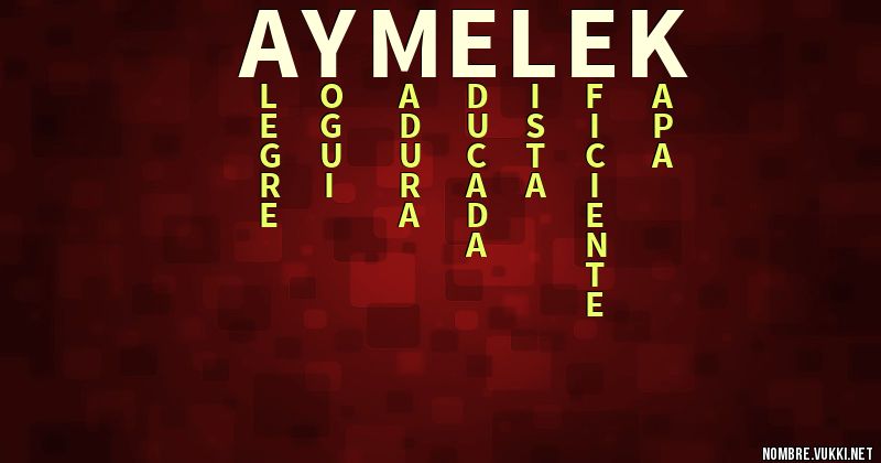 Acróstico aymelek