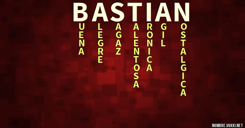 Acróstico bastian