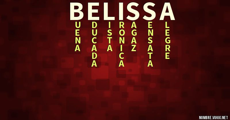 Acróstico belissa