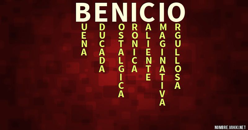 Acróstico benicio
