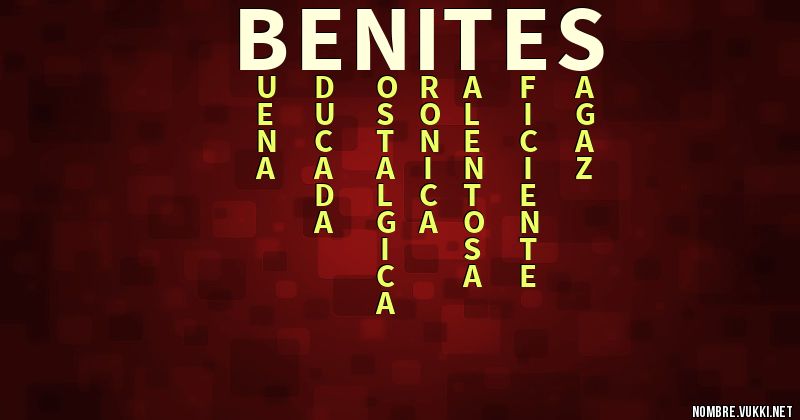 Acróstico benites