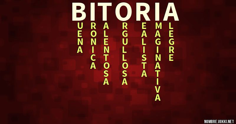 Acróstico bitoria