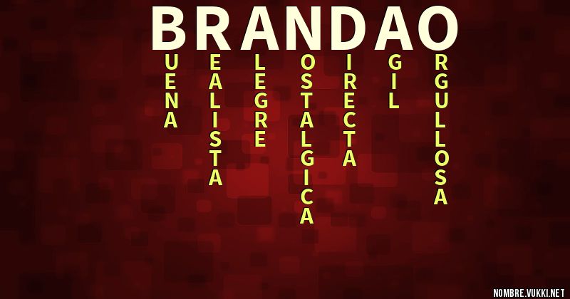 Acróstico brandão