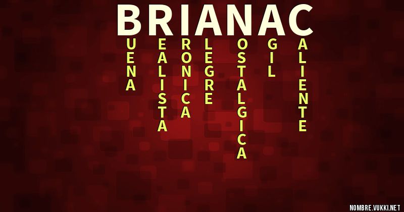 Acróstico brianaç