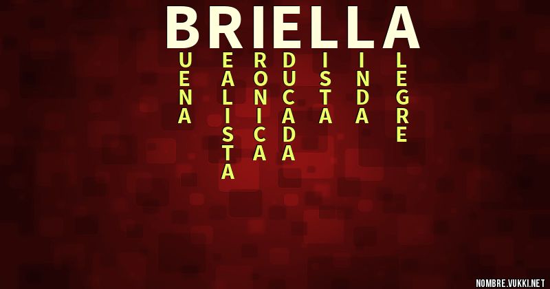 Acróstico briella