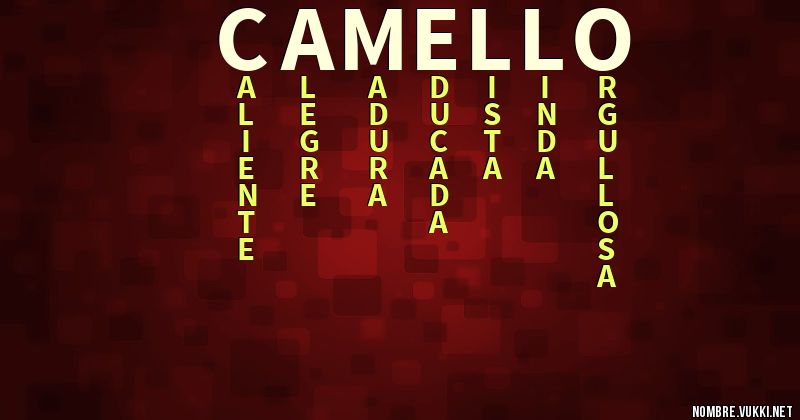 Acróstico camello