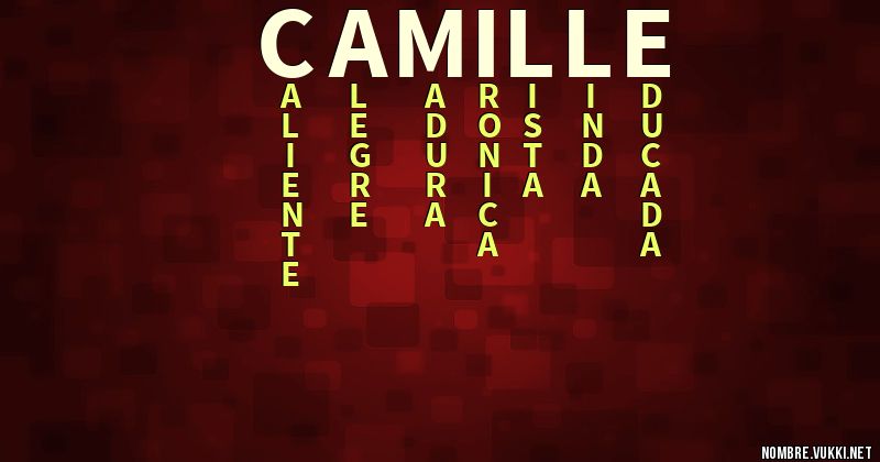 Acróstico camille