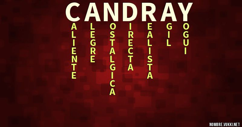 Acróstico candray