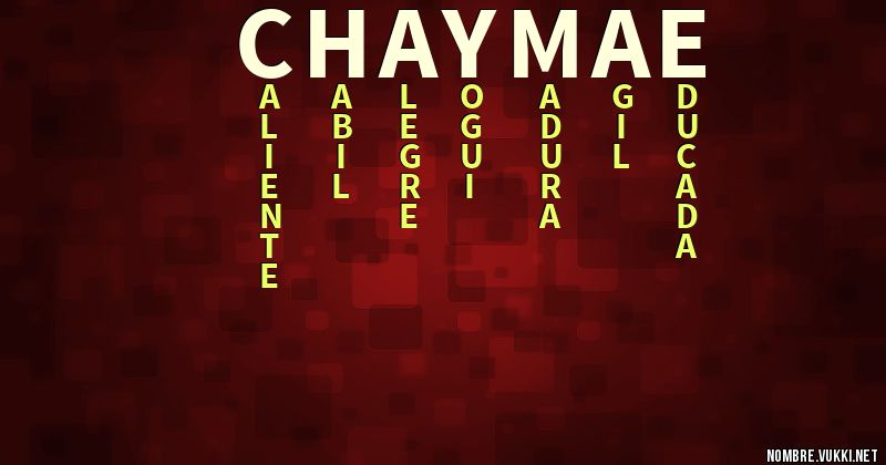 Acróstico chaymae