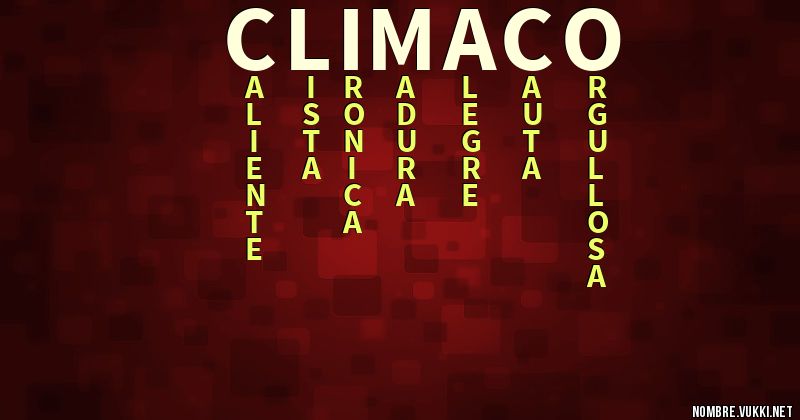 Acróstico climaco