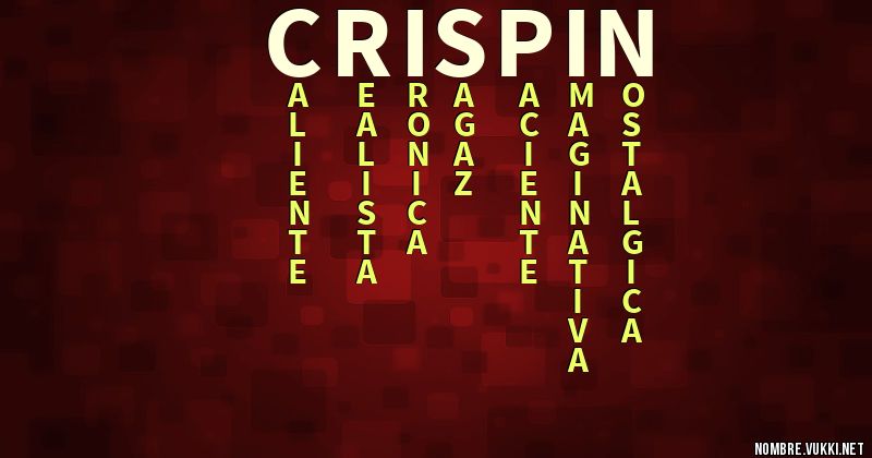 Acróstico crispin