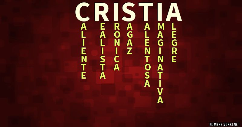 Acróstico cristia