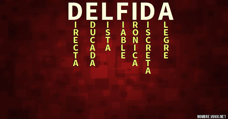 Acróstico delfida