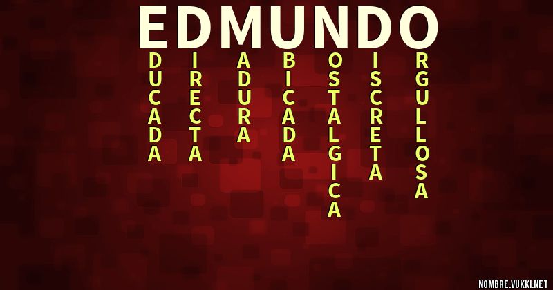 Acróstico edmundo