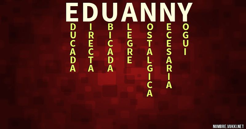 Acróstico eduanny