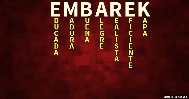 Acróstico embarek