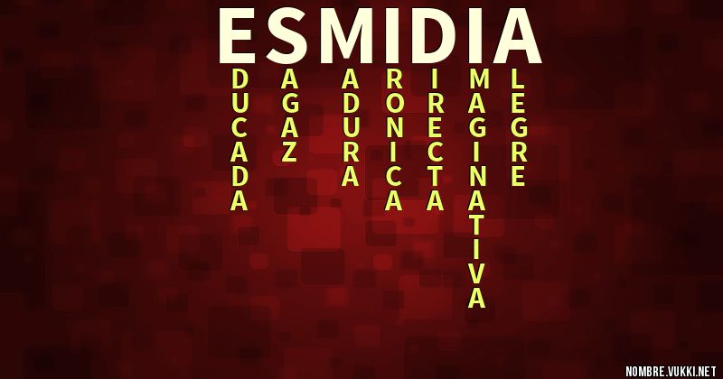 Acróstico esmidia