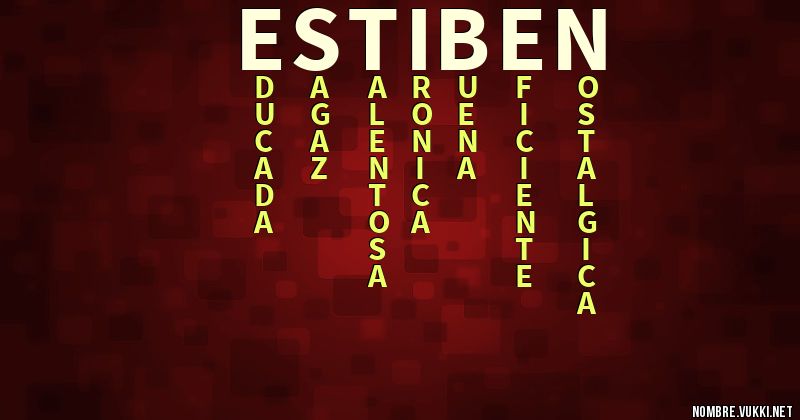 Acróstico estiben