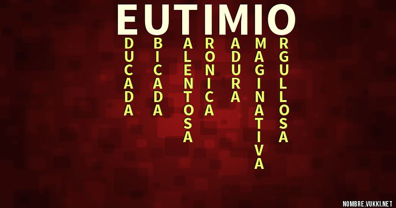 Qué significa eutimio