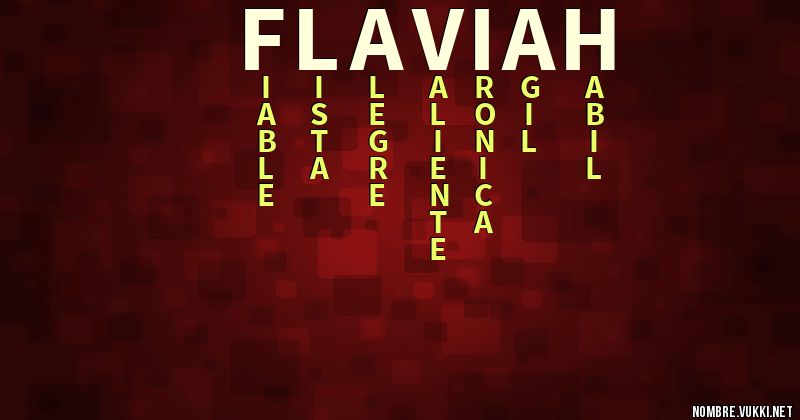 Acróstico flavia h