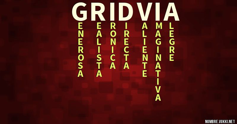 Acróstico gridvia