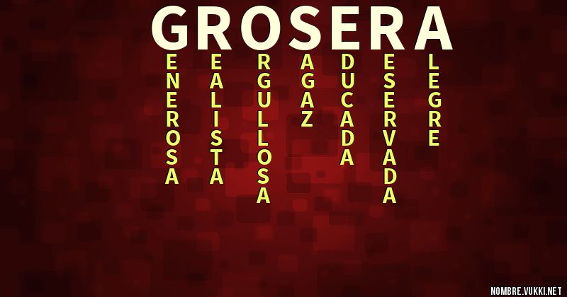 Acróstico grosera