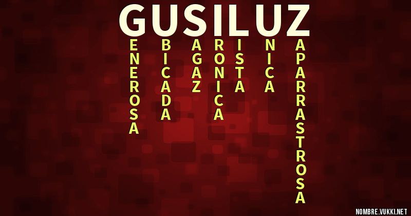 Acróstico gusiluz