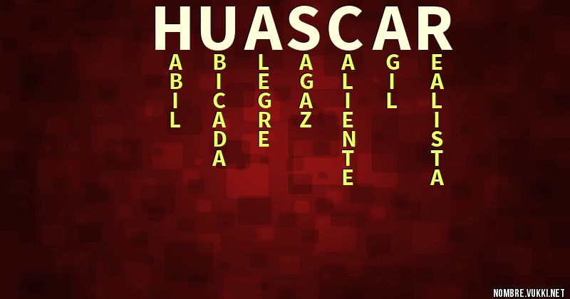 Acróstico huascar