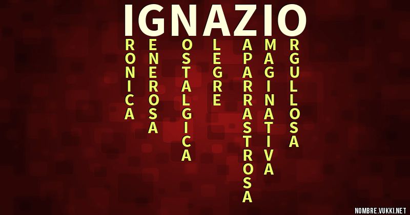 Acróstico ignazio