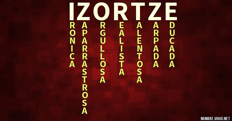 Acróstico izortze